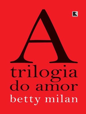 cover image of A trilogia do amor